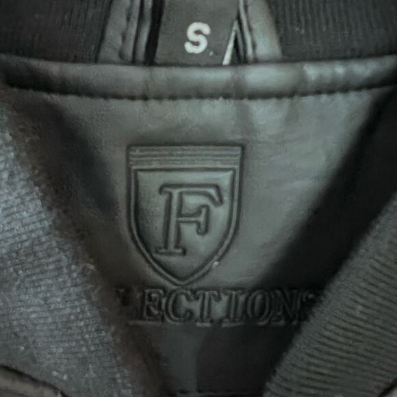 NWT F - COLLECTION faux leather and suede men's jacket ITALY EU S - Picture 5 of 10